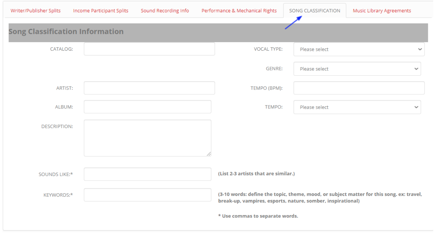 Song Classification